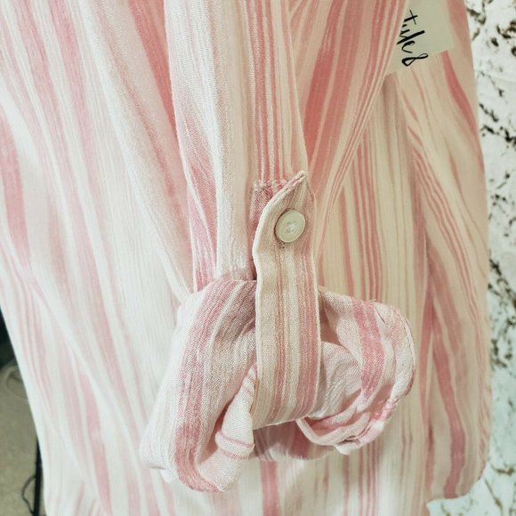 Style & Co. Front Tie Button-Down Blouse Size 3X - Picture 7 of 7